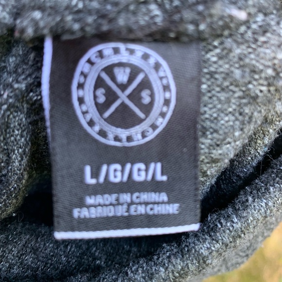 SWS Grey Cowl Neck Sweater LG - Picture 3 of 4